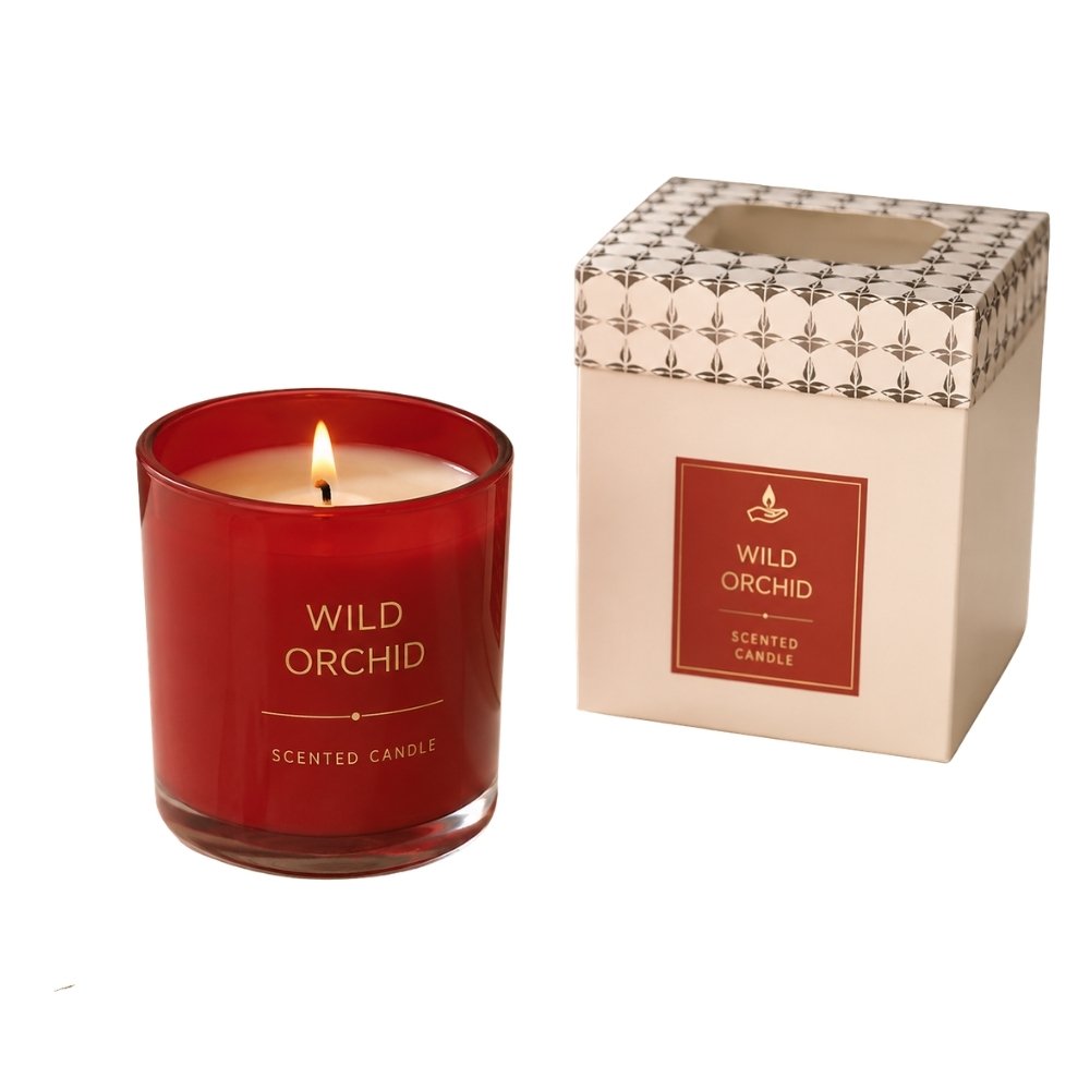 Botanical Blossoms Single Glass Candle – Candles for Corporate Gifts