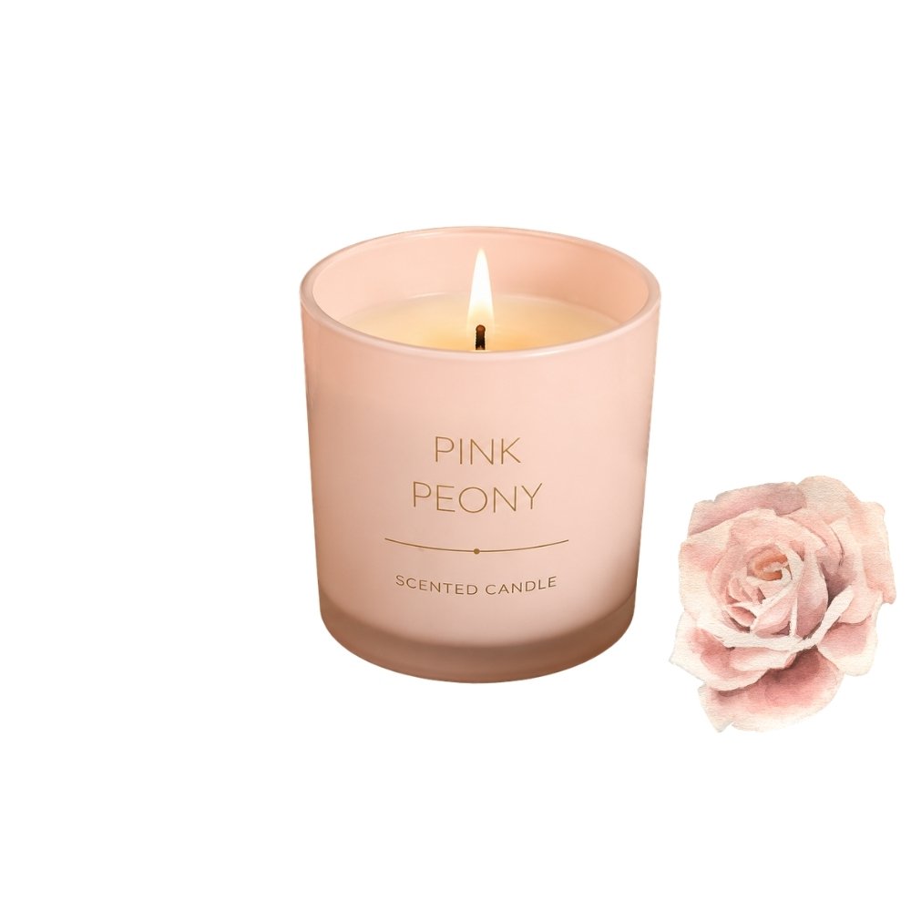 Candles for Corporate Gifts – Botanical Blossoms Single Glass Candle