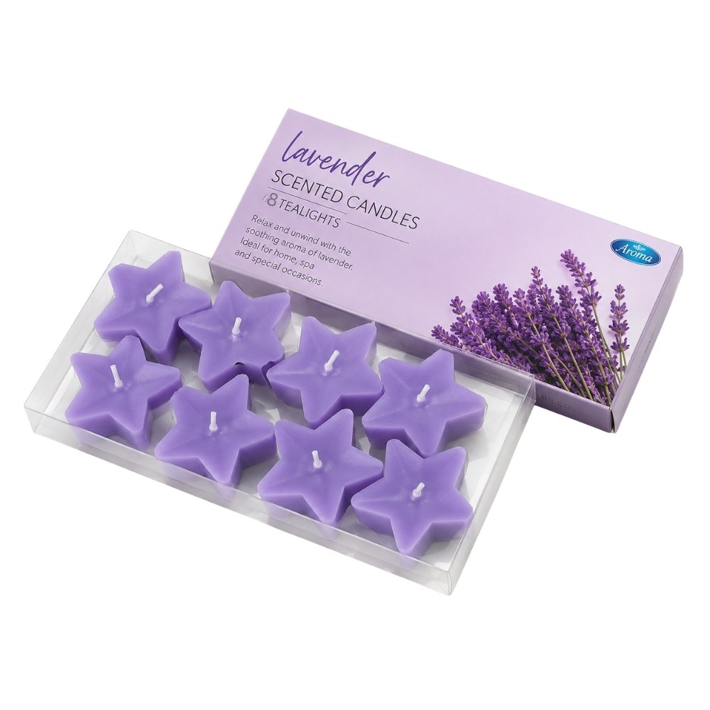 Candles for Corporate Gifts – GlowStar Star Tealight Set of 8