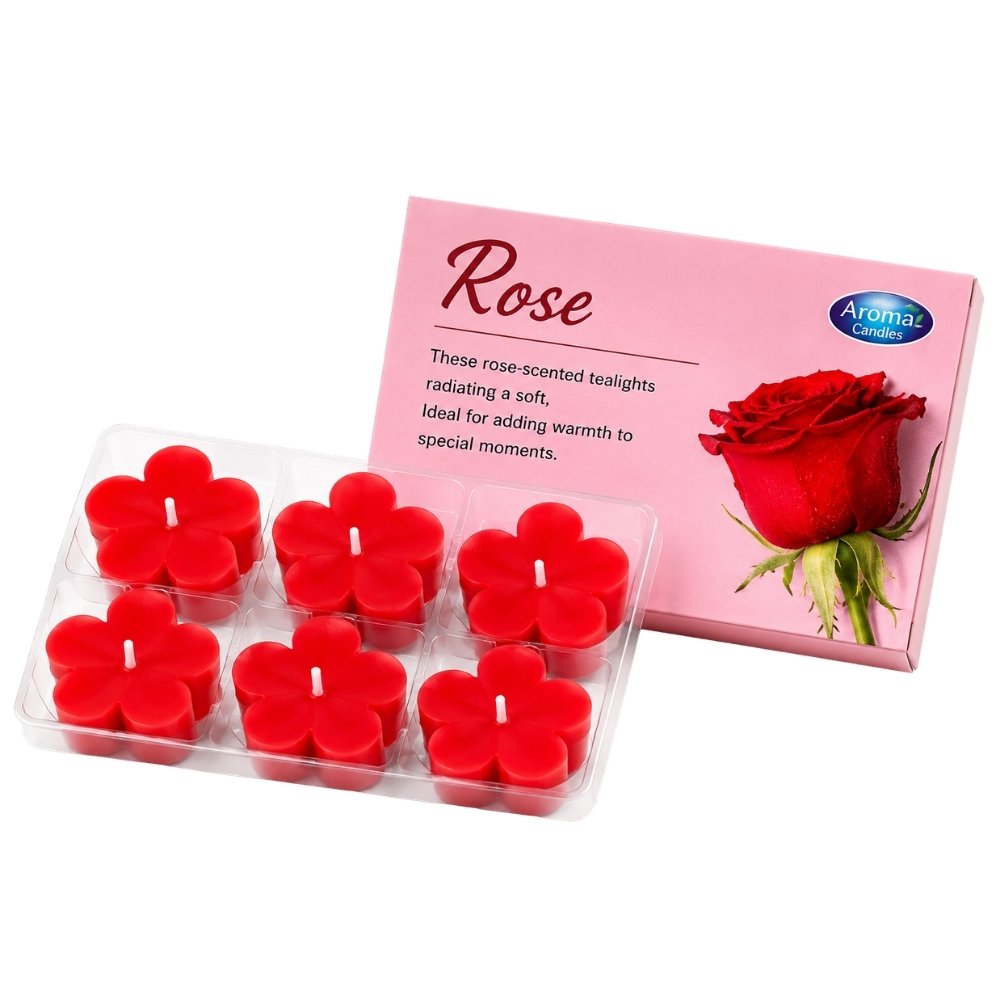 Candles for Corporate Gifts – Bloomlite Floral Tealight Set of 6